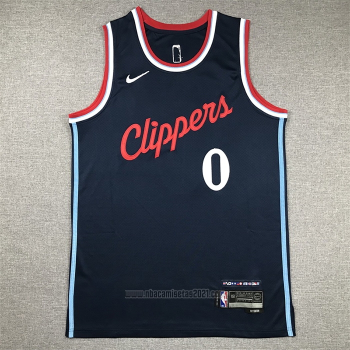 Camiseta Los Angeles Clippers Russell Westbrook #0 Icon 2024-25 Azul